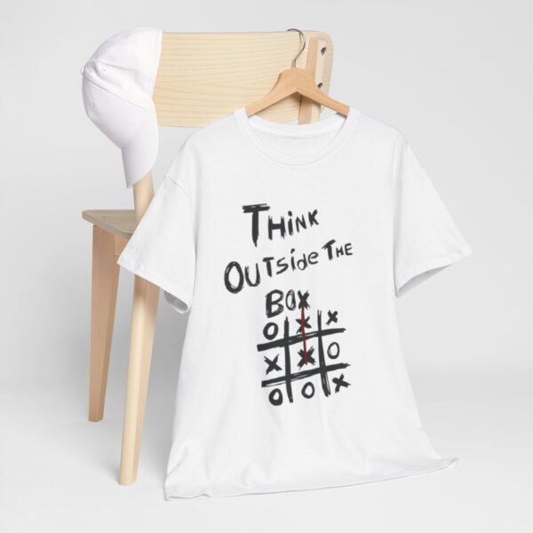 Think Outside of The Box Printed Tee - Image 4