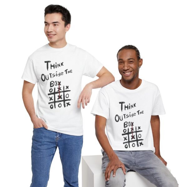 Think Outside of The Box Printed Tee - Image 5